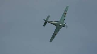 Messerschmitt Bf 108 Taifun Duxford Battle Of Britain Air show 2024 [upl. by Jankey]