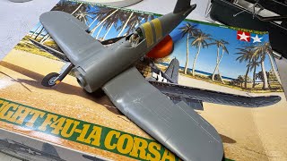 Tamiya 148 F4U1A Corsair Part 1 [upl. by Betti]