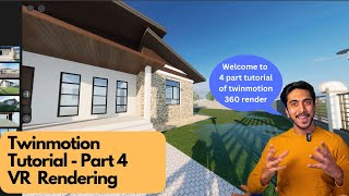 Twinmotion Tutorial Part4 360 degree render amp Cloud sharing [upl. by Labannah]