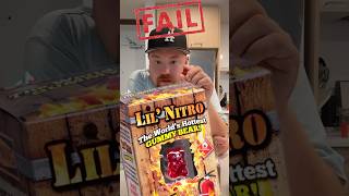 Epic Fail Attempting to Eat the World’s Hottest Gummy Bear  Little Nitro Challenge Gone Wrong [upl. by Pillyhp]