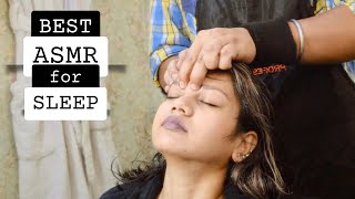 ASMR MASSAGE  Indian Deep Tissue Scalp Massage By Sashi  Dehradun Salon [upl. by Suirred527]