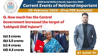 Current Events of National Importance  Current affairs today for jkssb supervisor exam  Lec19 [upl. by Clifton508]