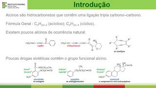 Cap 6 Tópico 1 Nomenclatura de alcinos [upl. by Palocz]