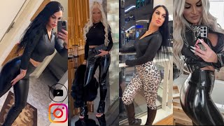 How to Style Faux Leather Leggings Daily Guide  TikTok Outfit Styles Day amp Night Out 2024 [upl. by Piegari]