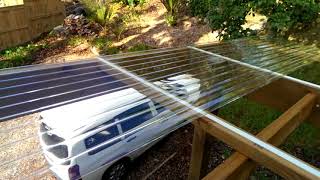 How to install polycarbonate roofing [upl. by Drapehs214]