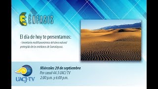 Énfasis  Miércoles 20 de Septiembre 2017 [upl. by Eentroc]