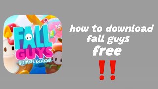 How to get Fall Guys on mobile iPhone outside of Eu [upl. by Concordia337]