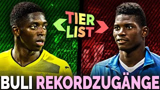 Wir ranken BundesligaRekordtransfers Calcio Berlin TIERLIST [upl. by Rehc43]