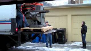 Moving a Milling Machine and a Engine Lathe [upl. by Ellenod]