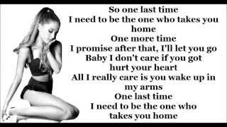 One Last Time  Ariana Grande Lyrics HD unpitched My Everything Deluxe Album [upl. by Letti]