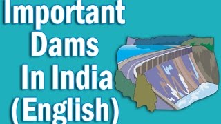 Important Dams in India in English  Static GK for CLAT SSC Banking IBPS SBI RRB POClerk [upl. by Anigroeg]