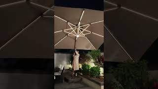 The owner of a yard must have a parasol The parasol is easy to install and operate youtubeshorts [upl. by Ssew]