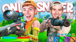 NUR MIT SNIPER Challenge mit ALVI in OG FORTNITE 😱🫨 [upl. by Llehcar167]