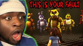 TRYING TO FIGURE OUT FNAF LORE THROUGH MUSIC Pt2  FNAF Songs 46 The Living Tombstone REACTION [upl. by Ycnej]