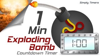 1 min exploding countdown timer [upl. by Debee]