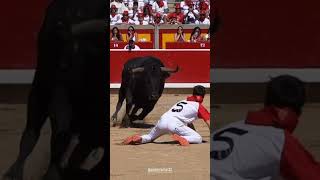 quiebro asier martin toros bravos Pamplona san Fermín 20242 [upl. by Idnem]