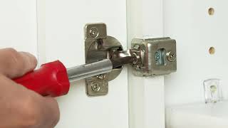 How To Adjust amp Align Your Kitchen Cabinet Door Hinges [upl. by Ordnazil]