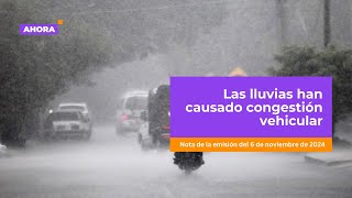 Las fuertes lluvias causan inundaciones en el norte de Bogotá  Clima [upl. by Rabma]