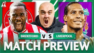 BRENTFORD vs LIVERPOOL Starting XI Prediction amp Preview [upl. by Nnylaf411]