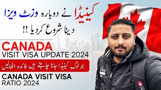 Canada Visit Visa Update 2024  Canada Visa Ratio  Golden time now to Apply Canada Visa [upl. by Witherspoon]