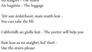 Easy Irish  Gaeilge Lesson 415 The Hotel [upl. by Renee]