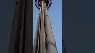 Gyro Drop  Most Dangerous amusement park ride  best ride in the world Korean ride [upl. by Rilda]