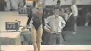 svetlana boginskaya 1990 world cup ef floor exercise [upl. by Jelks281]