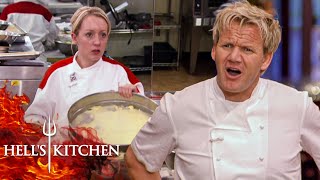 UNBELIEVABLE Chef Forgets The Menu On Opening Night  Hell’s Kitchen [upl. by Ehcsrop]