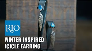 Making Winter Inspired Icicle Earrings [upl. by Lole734]