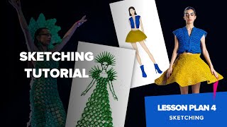 Lesson Plan 4  Sketching Tutorial  Junk Kouture [upl. by Kern865]