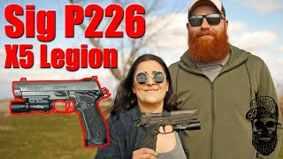 New Sig P226 X5 Legion First Shots The Best Sig Sauer Pistol Ever [upl. by Riobard]