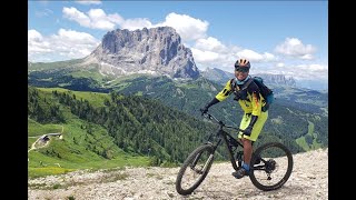 Dolomites Sellaronda MTB clockwise loop part 3 [upl. by Normi]