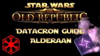 SWTOR  Datacron Guide  Alderaan Empire [upl. by Marna]