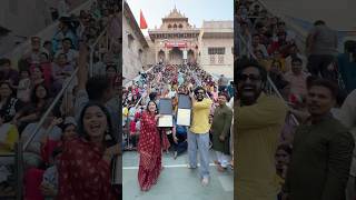 Varindavan mein kia Golden Play Button open ❤️ vlogs goldenplaybutton minivlog teratrigun [upl. by Ydollem668]