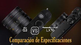 Leica Q3 vs Panasonic Lumix LX10 Una Comparación de Especificaciones [upl. by Liemaj]