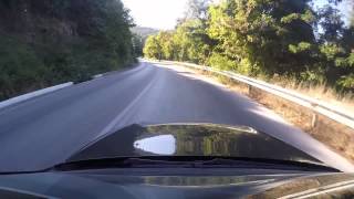 GoPro Hero 4  The road from GOLDEN BEACH to Limenas THASSOS TOWN [upl. by Ennaehr]