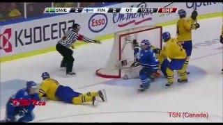 Ristolainen Golden Goal as seen on three telecasts [upl. by Marjana973]