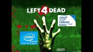 Left 4 Dead en Intel HDIntel Celeron N3050  Split Screen Pc [upl. by Finstad]