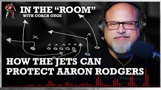 How the nyjets can improve blitz protection for aaronrodgers nfl offensiveline [upl. by Solley]