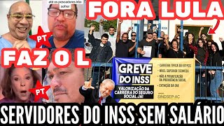 faz o L – SERVIDORES DO INSS CHORA COM O SALÁRIO CORTADO React [upl. by Sucramd874]