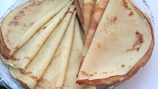 recette de crêpes طريقة تحضير الكريب الحلو [upl. by Ayanal]