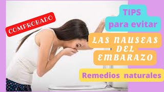 COMO EVITAR NAUSES Y VOMITOS EN EL EMBARAZO tips para evitar las náuseas nausea vomito embarazo [upl. by Okiron701]