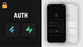 🔒📱 Authentication with Supabase • Flutter Tutorial [upl. by Eiramnerual]