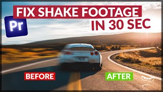 How To STABILIZE SHAKY FOOTAGE QUICK  Premiere Pro 2023 [upl. by Hazeghi]