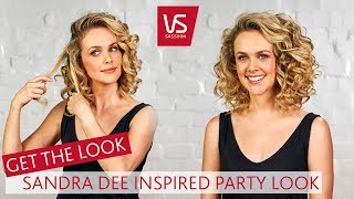 Get The Look Sandra Dee Inspired Party Look  VS Sassoon [upl. by Bahner]