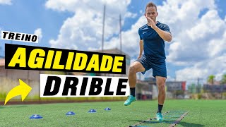 10 EXERCÍCIOS DE AGILIDADE E DRIBLE  ESCADA DE AGILIDADE  TREINO FISICO E TÉCNICO DO FUTEBOL [upl. by Soirtemed]