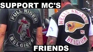 HELLS ANGELS BELGIUM SUPPORT MOTORCYCLE CLUBS amp BIKER FRIENDS [upl. by Annocahs80]