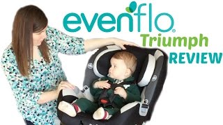 Evenflo Triumph car seat review [upl. by Nyla570]