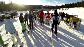 Armentarola Horsedrawn Skier Tow  Dolomites Italy [upl. by Nerra204]