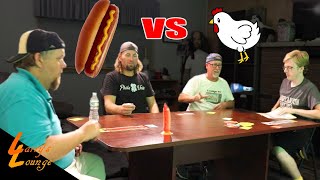 Chicken Vs Hot Dog Challenge [upl. by Laud]